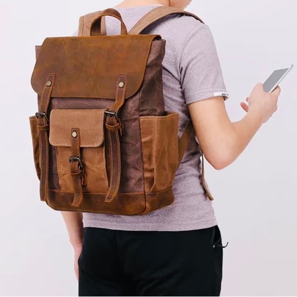 NWT - Vegan Leather Backpack - Free Shipping! - Picture 4 of 4